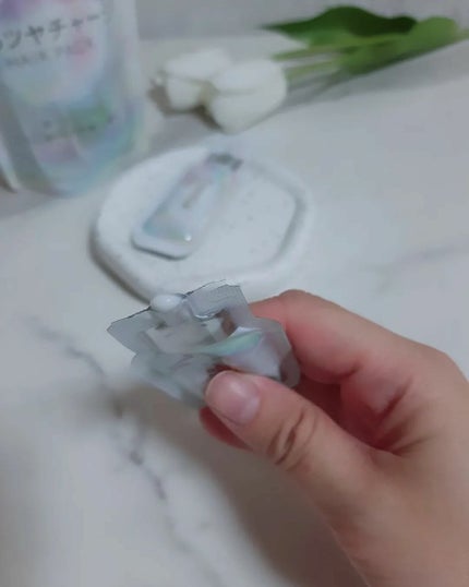 ザビューティ うるツヤチャージヘアパック/エッセンシャル/ヘアマスク・ヘアパックを使ったクチコミ(4枚目)