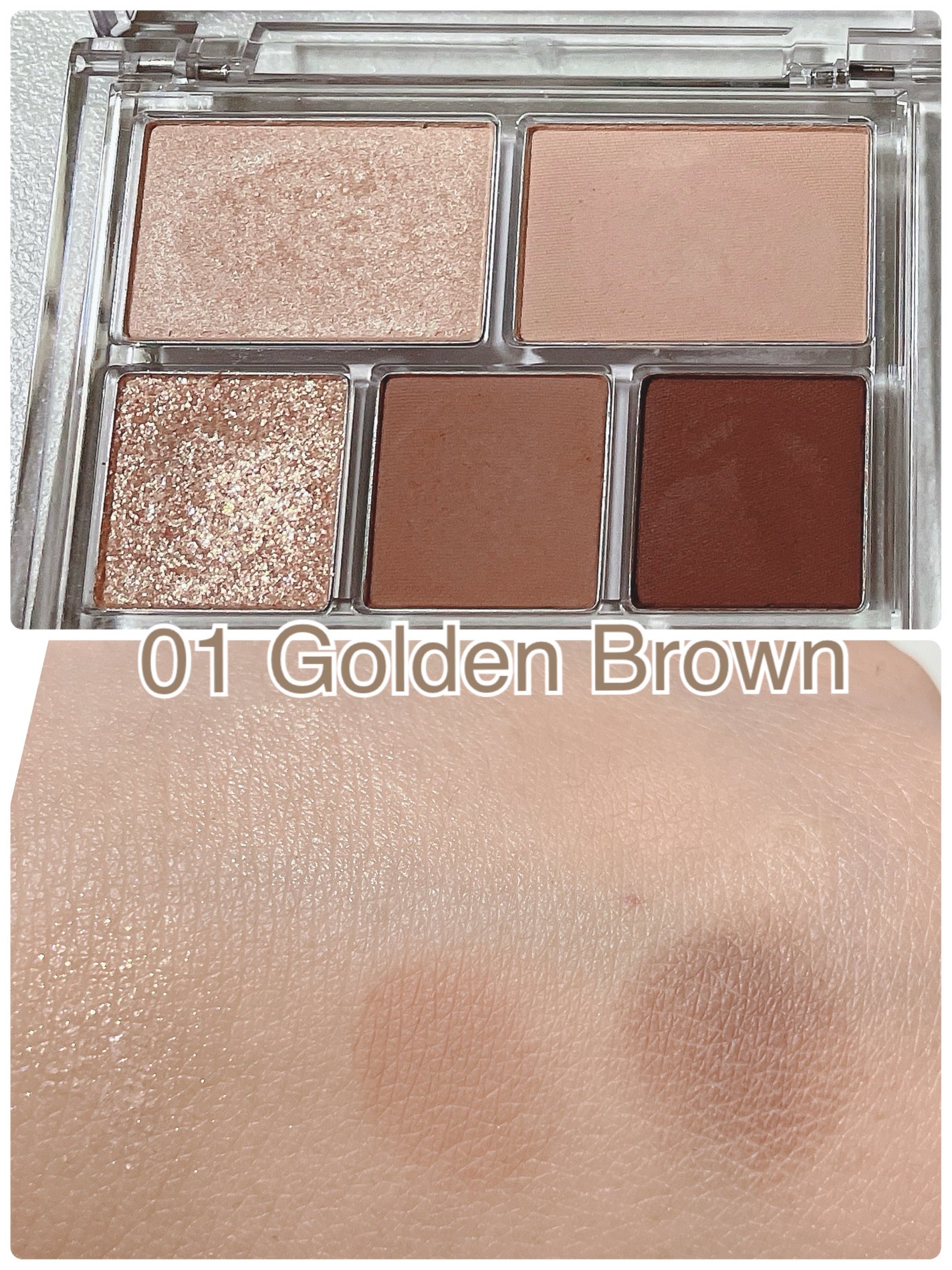 アイドレスシャドーパレット/TIRTIR(ティルティル)/アイシャドウパレットを使ったクチコミ(4枚目)