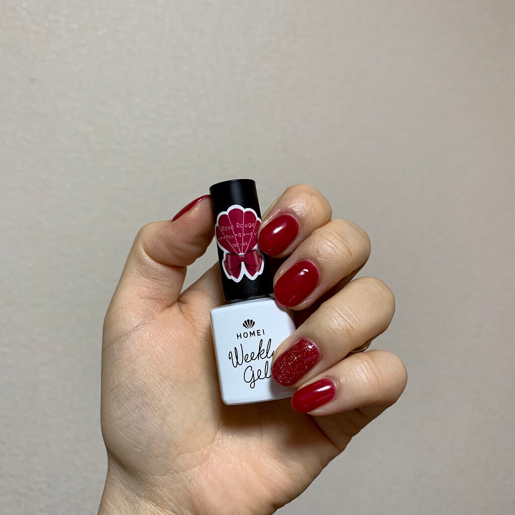 ウィークリージェル/HOMEI/ジェルネイルを使ったクチコミ(2枚目)