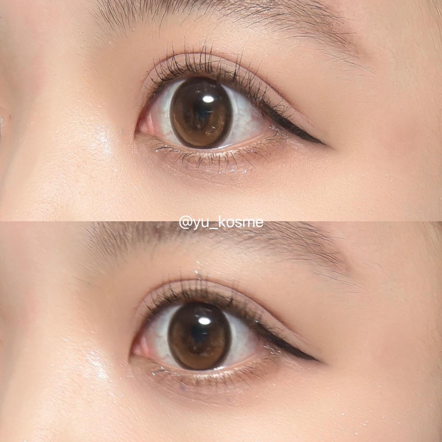 Eyelighter Glowy 1Month/OLENS/カラーコンタクトレンズを使ったクチコミ(5枚目)