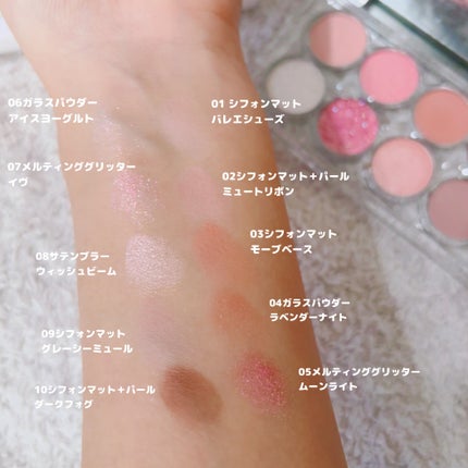 ライトオンアイズシャドウパレット/ルミル/アイシャドウパレットを使ったクチコミ(4枚目)