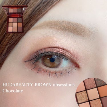 Huda Beauty BROWN obsessionsのクチコミ「───────୨୧
HUDABEAUTY
BROWN obsessions
Eyeshadow.....」（2枚目）