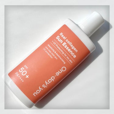 One-day's you リアルコラーゲンサンエッセンスのクチコミ「𓍯Real Collagen Sun Essence[SPF50+/PA++++]⌇One-d.....」（1枚目）