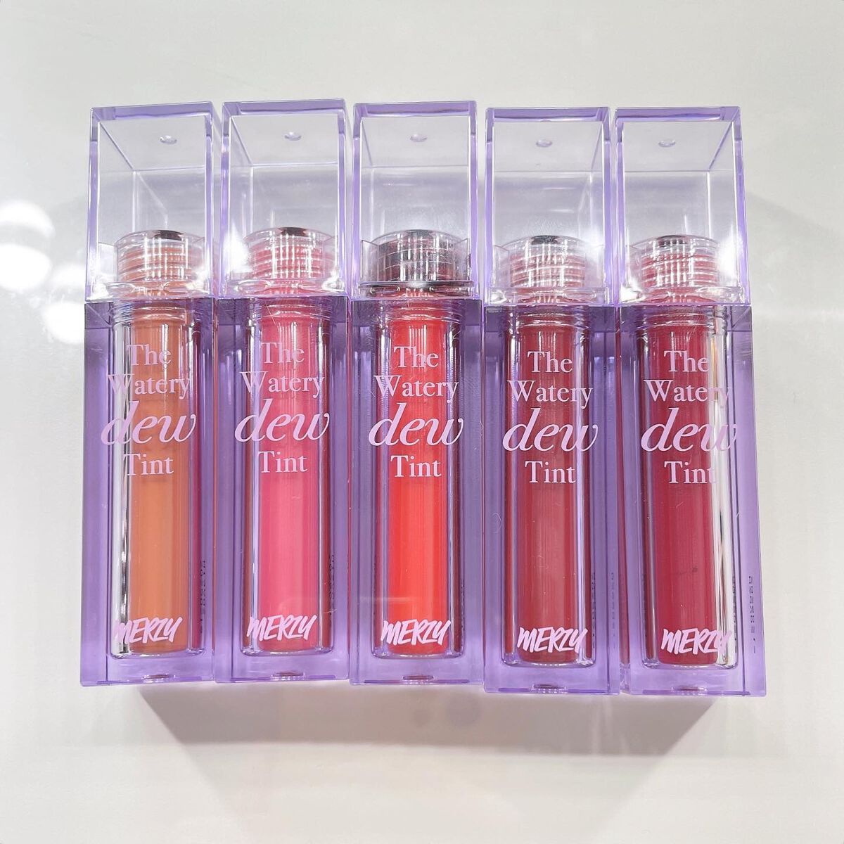 ザ ウォータリーデューティント/MERZY/リップティントを使ったクチコミ（2枚目）