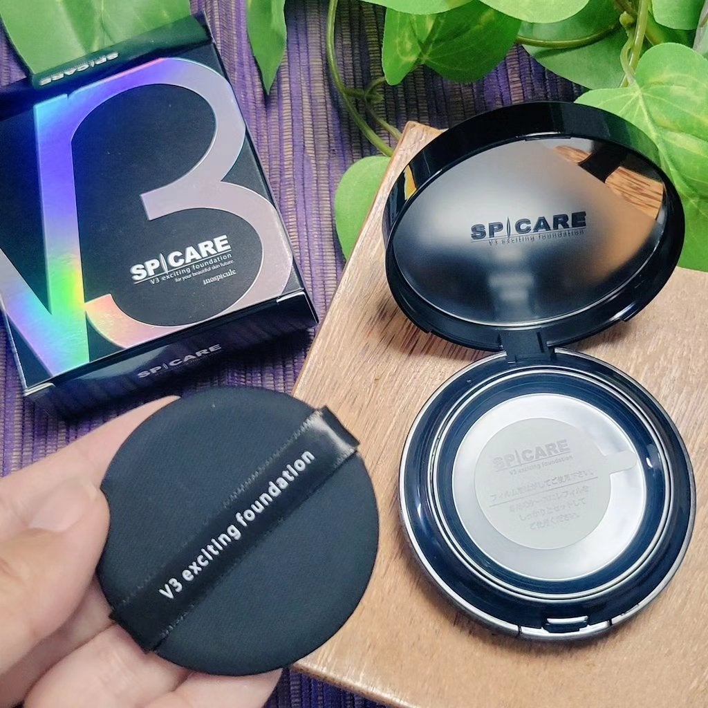 V3 エキサイティングファンデーション/SPICARE/クッションファンデーションを使ったクチコミ(2枚目)