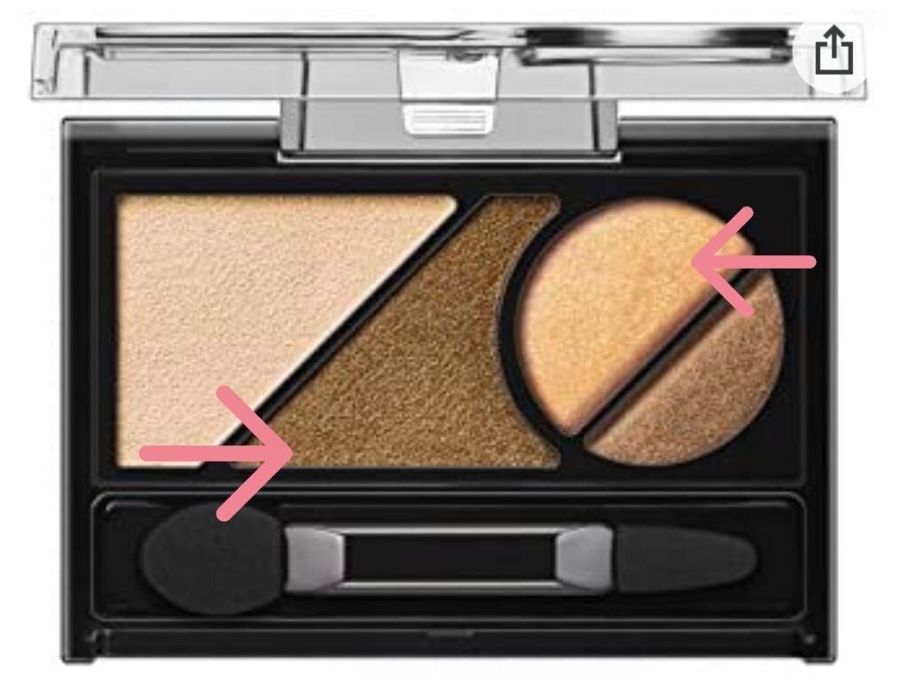 トリプルシャドウ/MISSHA/アイシャドウパレットを使ったクチコミ(3枚目)