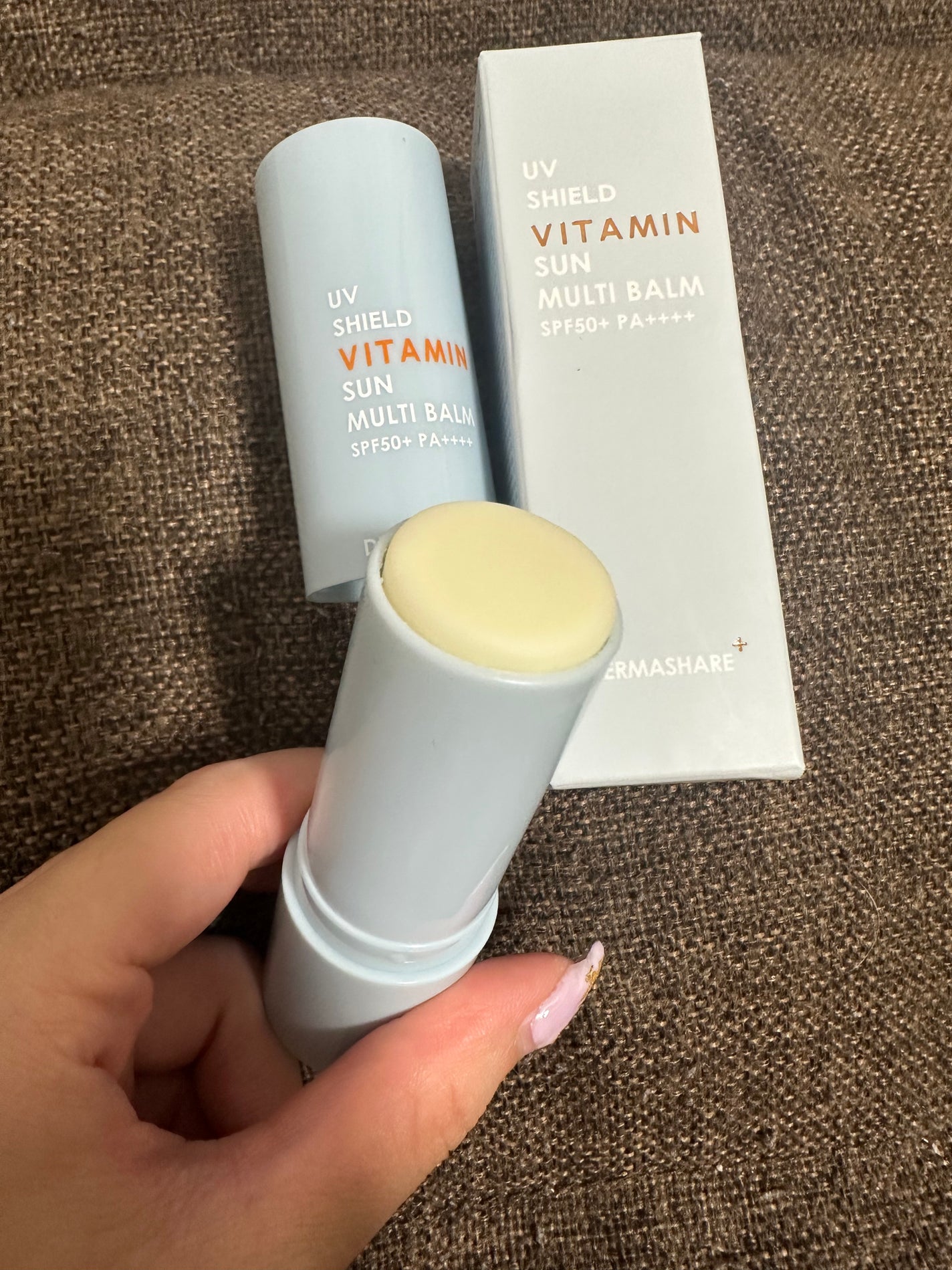 UVシールドビタミンサンマルチバーム/DERMASHARE/日焼け止めクリームを使ったクチコミ(3枚目)