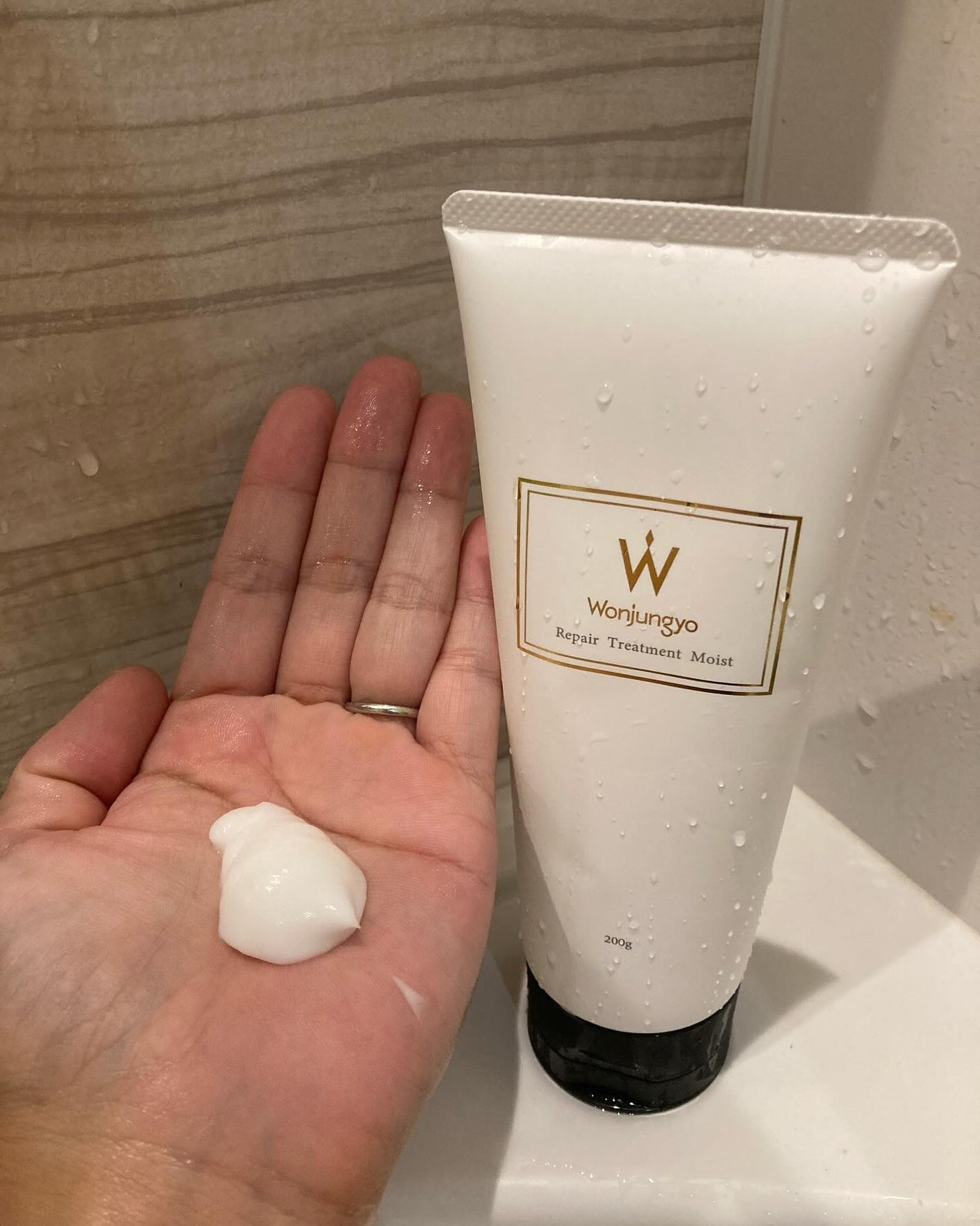 ウォンジョンヨ リペアシャンプー モイスト/リペアトリートメント モイスト/Wonjungyo/市販シャンプーを使ったクチコミ(4枚目)