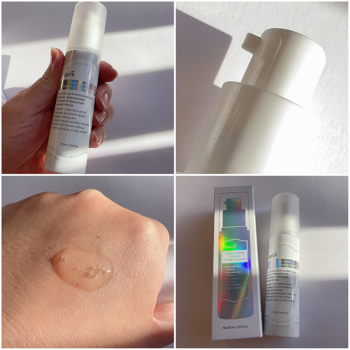 フレッシュリージュースドビタミンチャージングセラム(30ml)/Klairs/美容液を使ったクチコミ(3枚目)