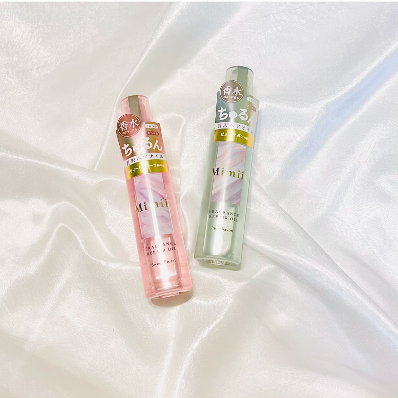 Mimiii フレグランスリペアオイル スウィートフローラル/Cue's/ヘアオイルを使ったクチコミ（3枚目）