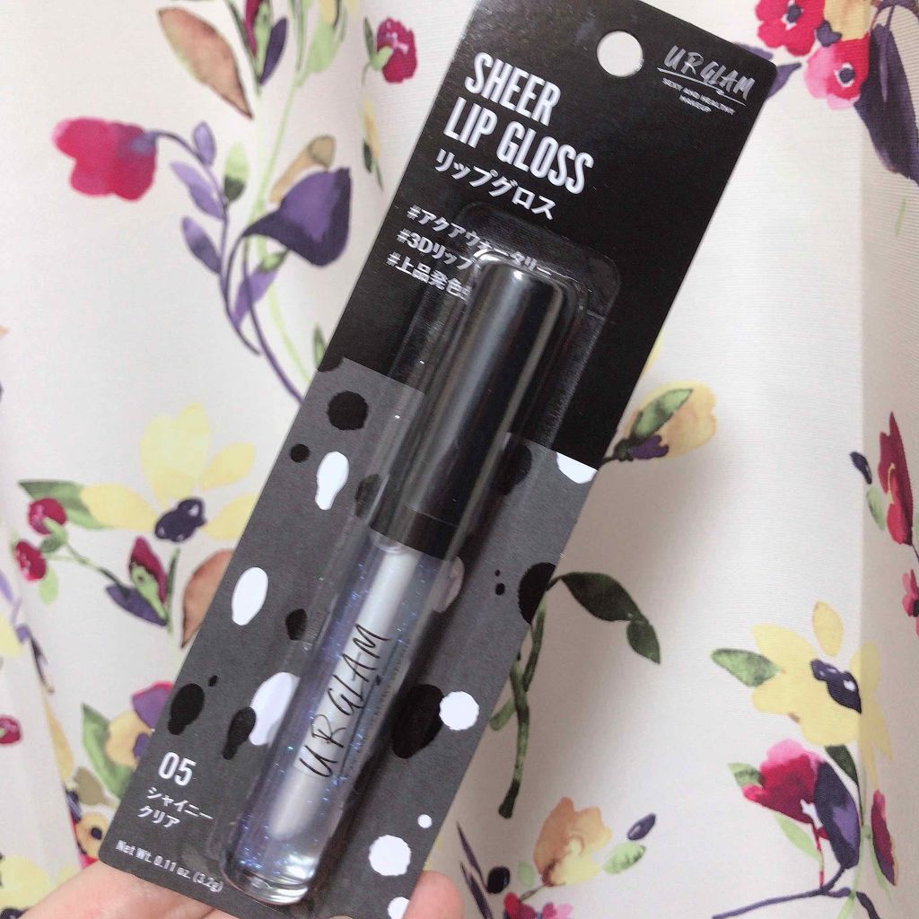 UR GLAM　SHEER LIP GLOSS/U R GLAM/リップグロスを使ったクチコミ（2枚目）