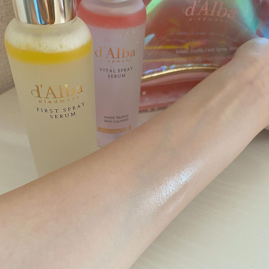 ダルバ ホワイトトリュフファーストスプレーセラム/ダルバ/ミスト状化粧水を使ったクチコミ（3枚目）