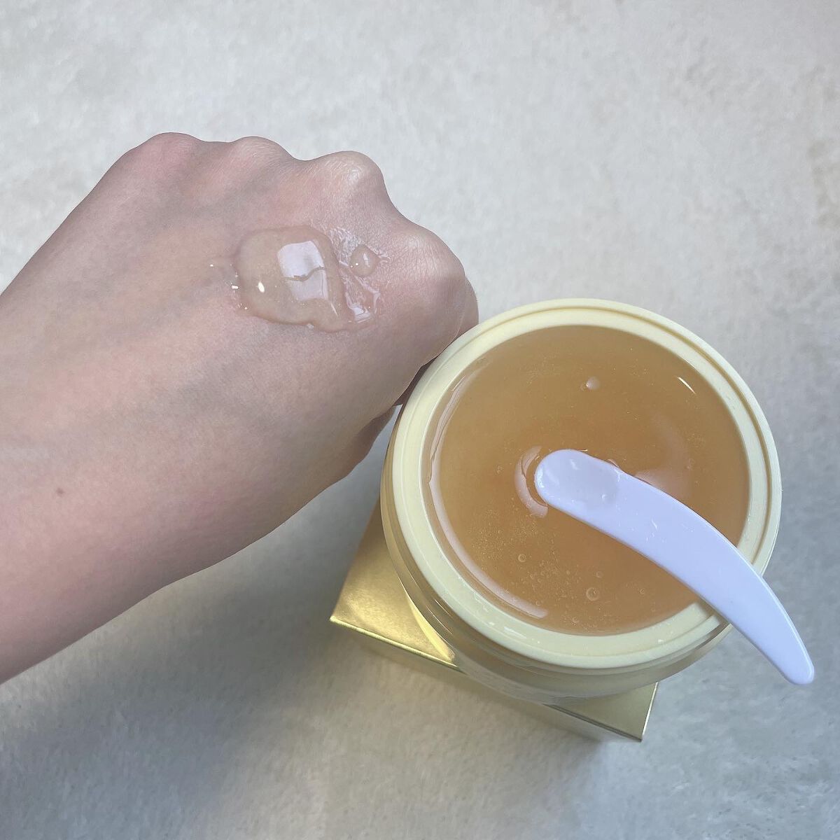 SNP ゴールド コラーゲン スリーピング パック/SNP/シートマスク・パックを使ったクチコミ(2枚目)