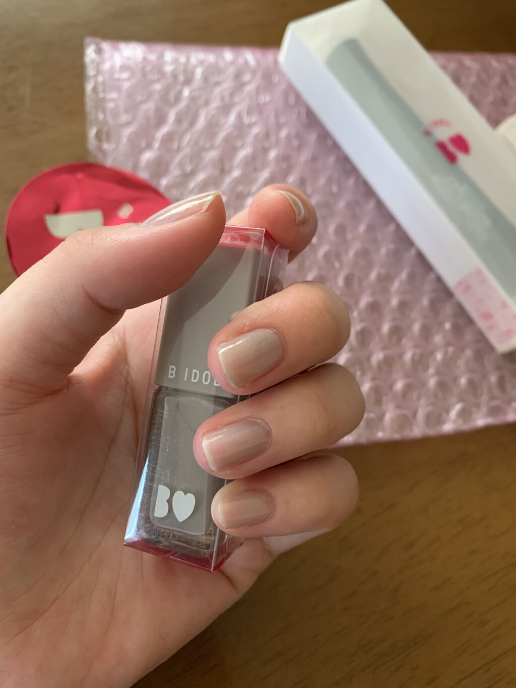 まいぽりっしゅ/b idol/マニキュアを使ったクチコミ（2枚目）