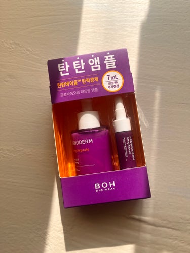 BIO HEAL BOH
プロバイオダーム リフティングアンプル


Qoo10で購入し、使い切りました

程よい保湿力で、塗った後の不快なベタつきもなく使いやすいです
シワを伸ばすリフトアップアンプル