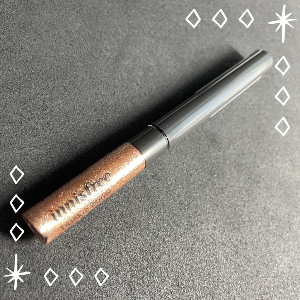 トゥインクル グリッター/innisfree/リキッドアイライナーを使ったクチコミ（1枚目）