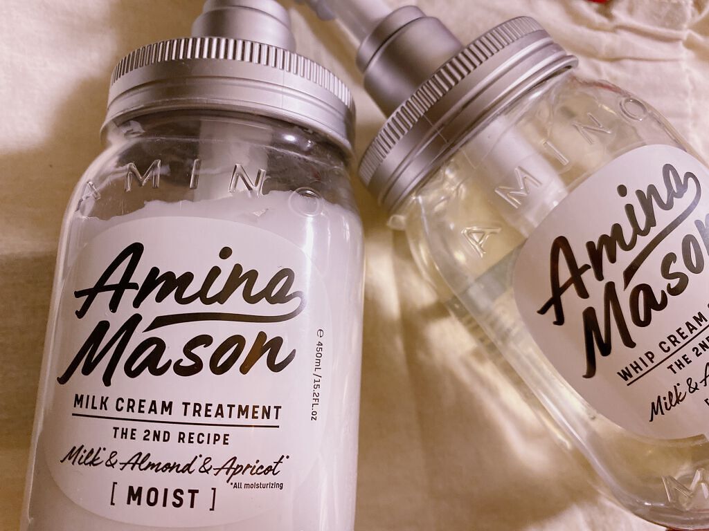 アミノメイソン ディープモイスト ホイップクリーム シャンプー/ミルククリーム ヘアトリートメント/アミノメイソン/市販シャンプーを使ったクチコミ(1枚目)