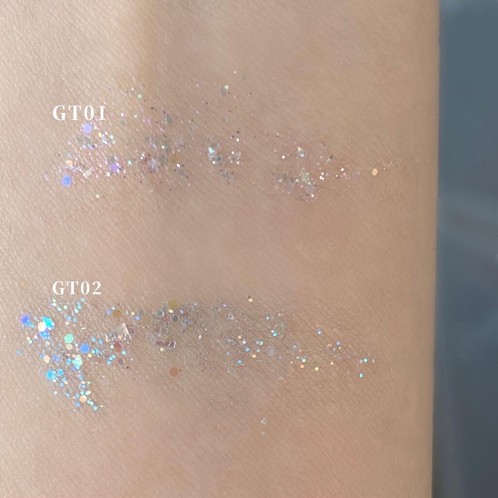 パールブリー アイグリッター トライアングル/BLACK ROUGE/グリッターを使ったクチコミ(6枚目)