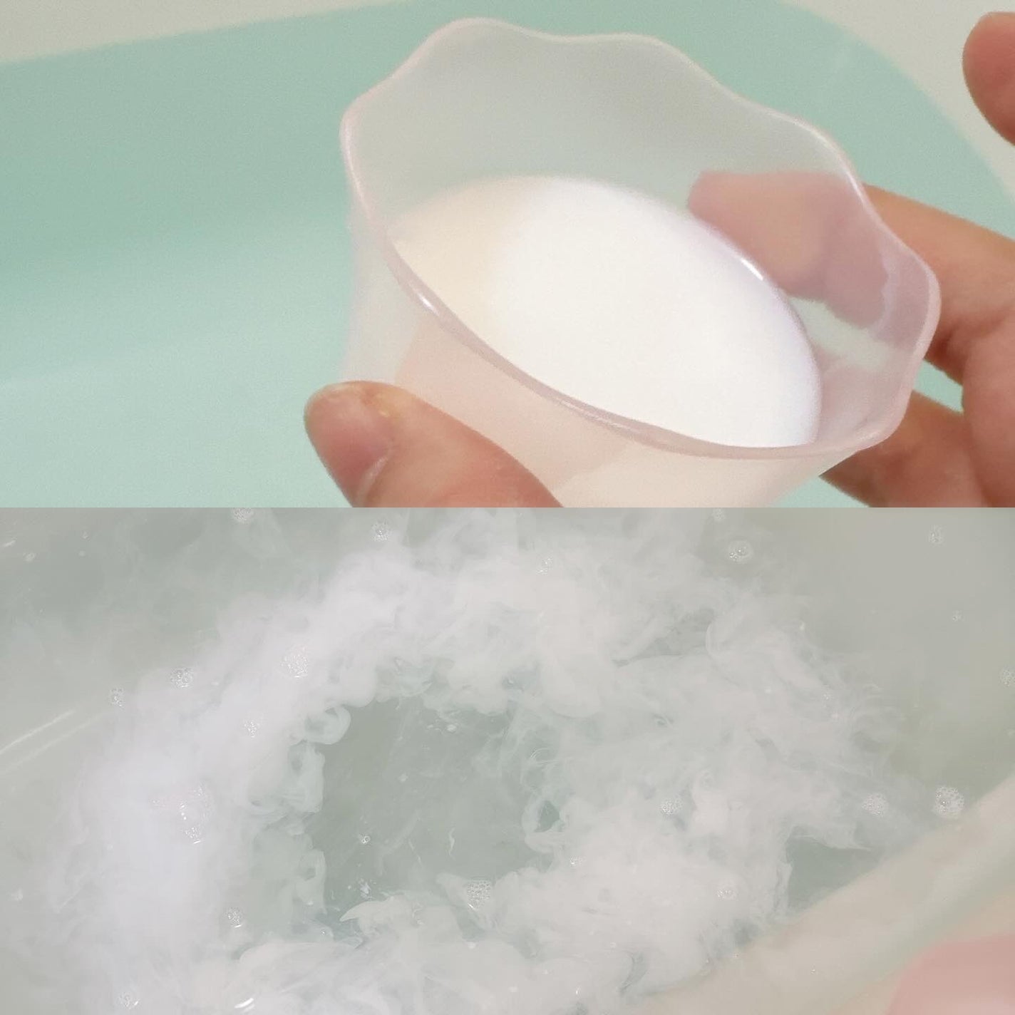 角層まで浸透する うるおいバスミルク ほのかでパウダリーな香り/ビオレu/保湿系入浴剤を使ったクチコミ(3枚目)