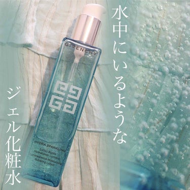 GIVENCHY イドラ スパークリング ローション Lのクチコミ「まるで水中に潜ったような…水分たっぷりジェル化粧水♡
こんばんは！うちゃんです🐰🛁


GIV.....」（1枚目）