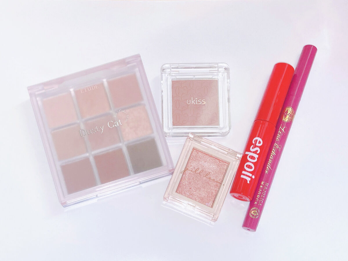 キャットミニチーク M05 ミャオロゼピンク/ukiss/パウダーチークを使ったクチコミ（1枚目）