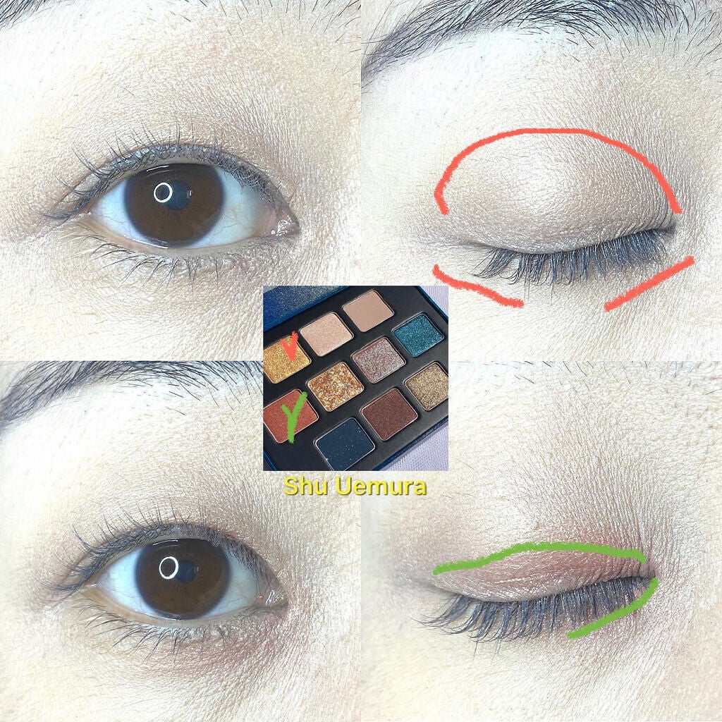 大英博物館 エジプトシリーズ アイシャドウパレット/ZEESEA/アイシャドウパレットを使ったクチコミ(2枚目)