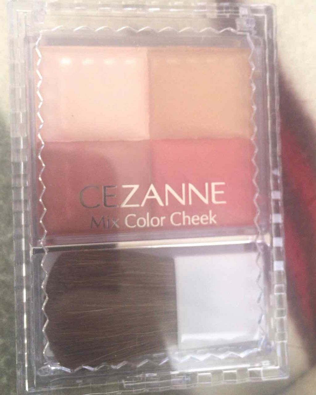 ミックスカラーチーク/CEZANNE/パウダーチークを使ったクチコミ（1枚目）
