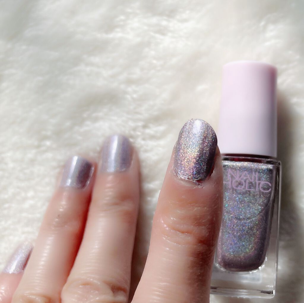 ネイルホリック リミテッドカラー Popping Sugar/ネイルホリック/マニキュアを使ったクチコミ(3枚目)