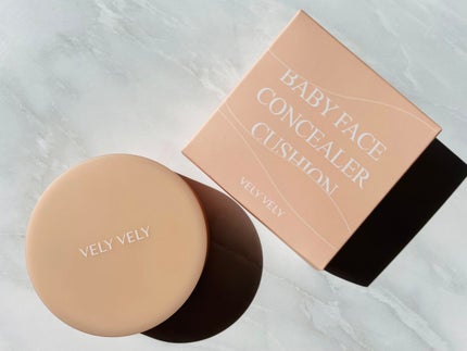 ベビーフェイスコンシーラークッション/VELY VELY/クッションファンデーションを使ったクチコミ(6枚目)
