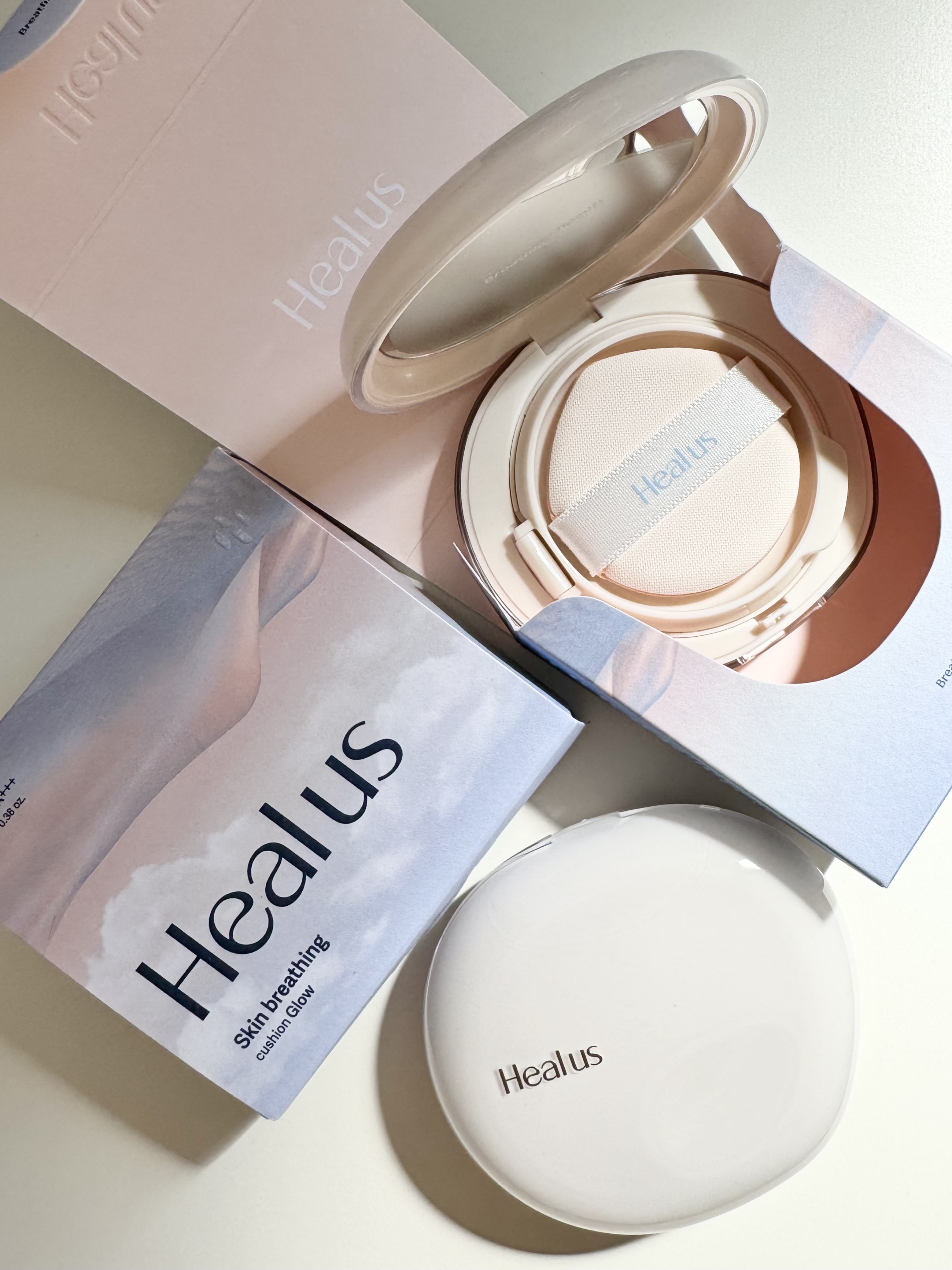 ブリージンググロークッション 23号/Healus/クッションファンデーションを使ったクチコミ（1枚目）