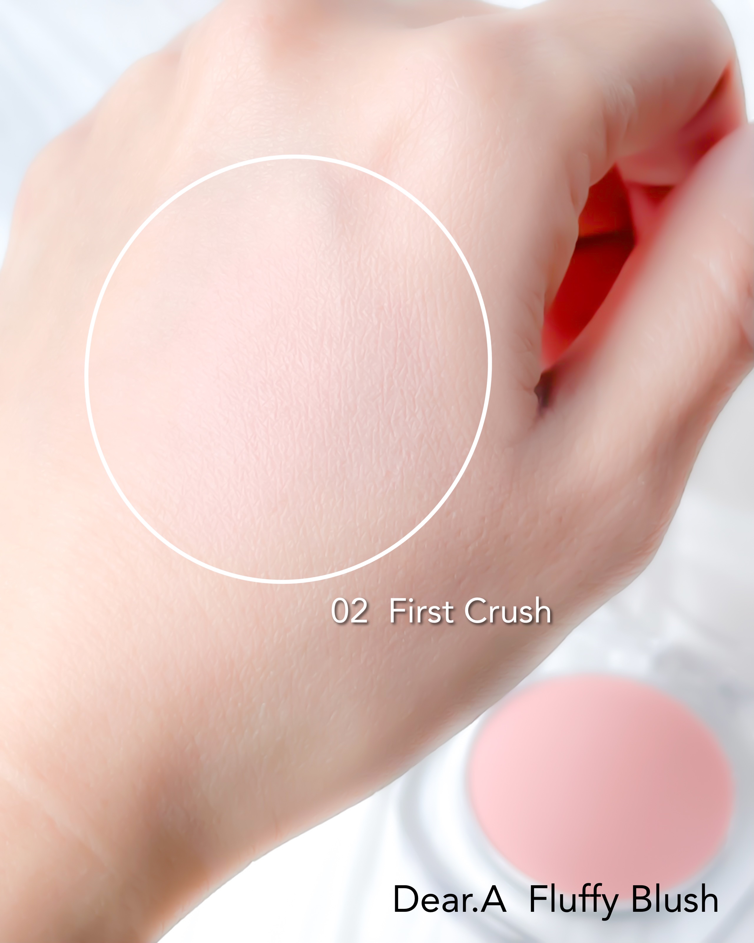 フラッフィーブラッシュ/Dear.A/パウダーチークを使ったクチコミ（3枚目）