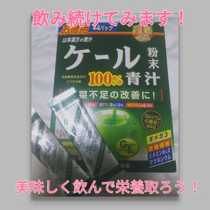 ケール粉末 100% 青汁/山本漢方製薬/青汁を使ったクチコミ(1枚目)