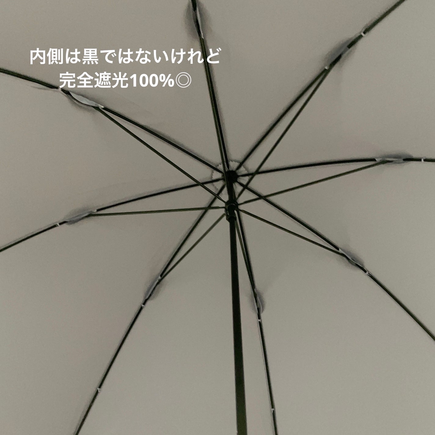 遮光 ノーブルベーシック 日傘 長傘/Wpc./日傘を使ったクチコミ(5枚目)