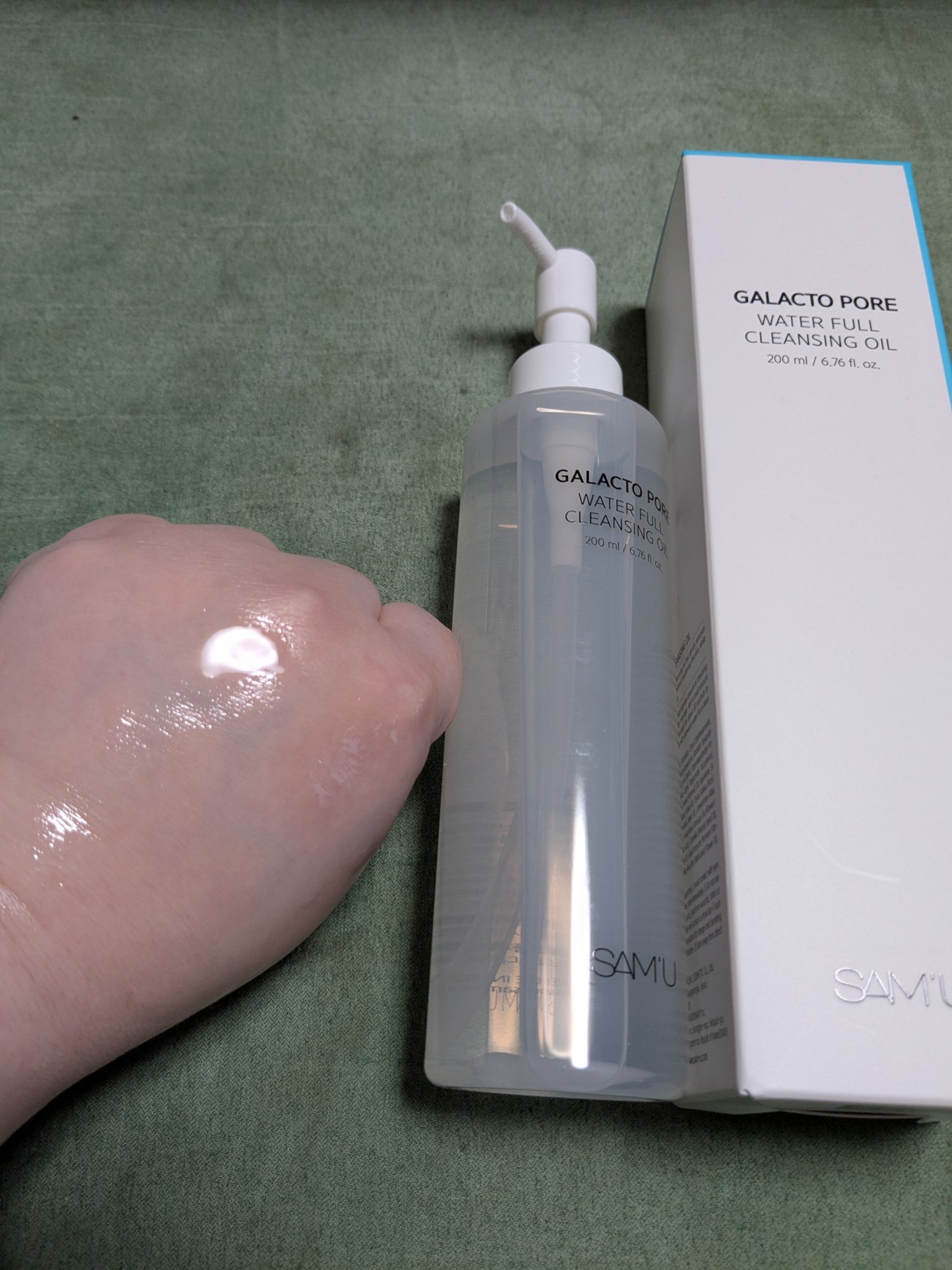 サミュ ガラクトポア ウォーターフル クレンジングオイル/SAM'U/オイルクレンジングを使ったクチコミ（2枚目）