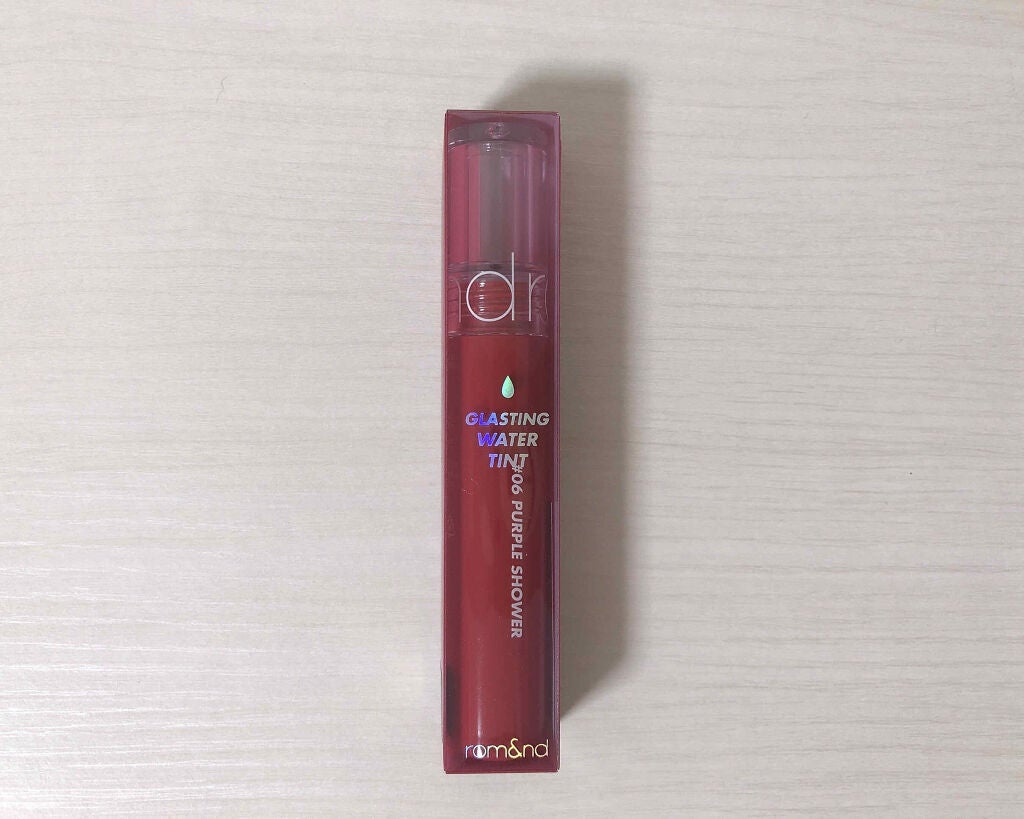 グラスティングウォーターグロス/rom&nd/リップグロスを使ったクチコミ(1枚目)