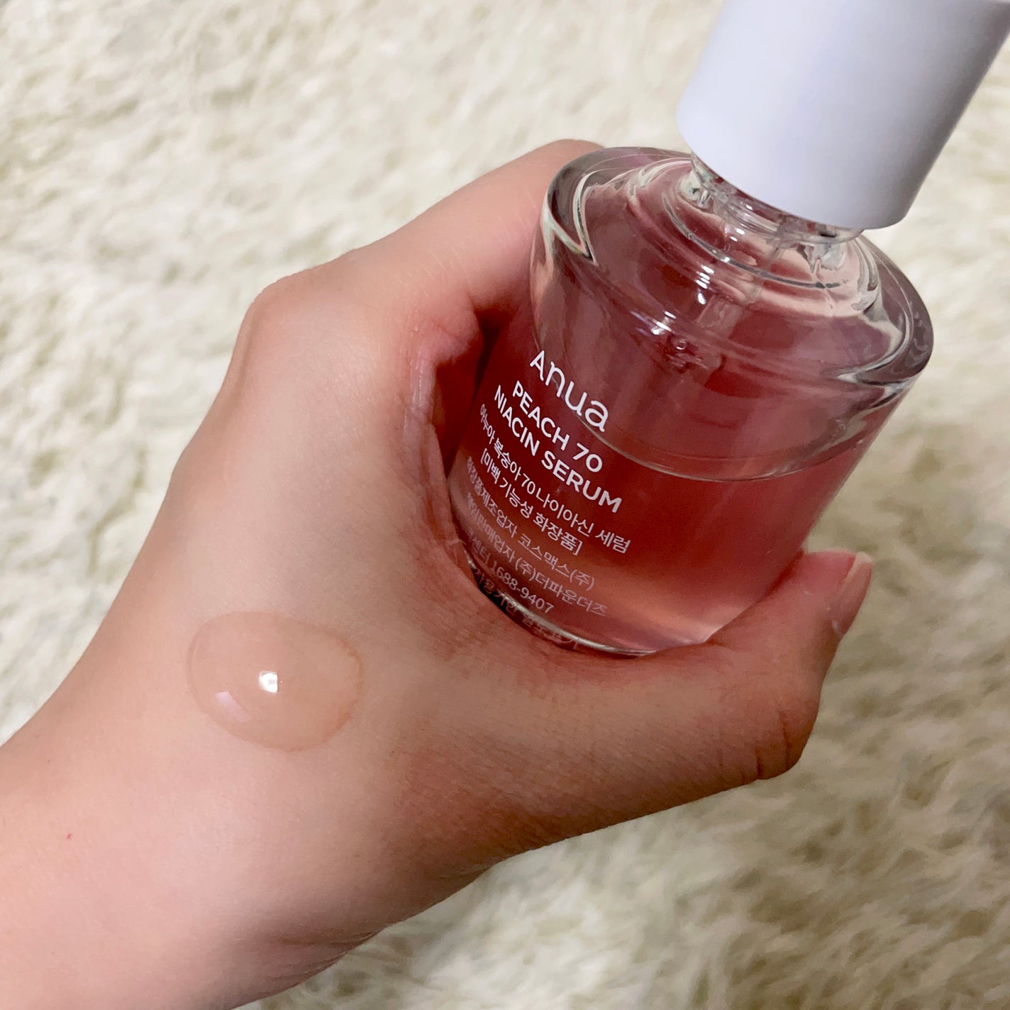 桃70%ナイアシンセラム/Anua/美容液を使ったクチコミ(2枚目)