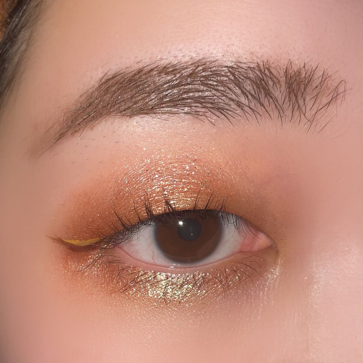 16CANDY ROCK PEAEL POWDER シャンパンキャンディー/16BRAND/単色アイシャドウを使ったクチコミ（3枚目）