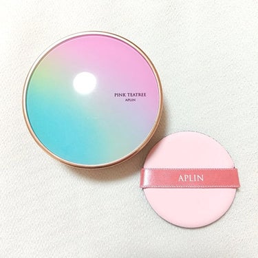 APLIN ピンクティーツリーカバークッションのクチコミ「🌟APLIN ピンクティーツリーカバークッション
COLOR : 23号 ナチュラルベージュ
.....」（1枚目）