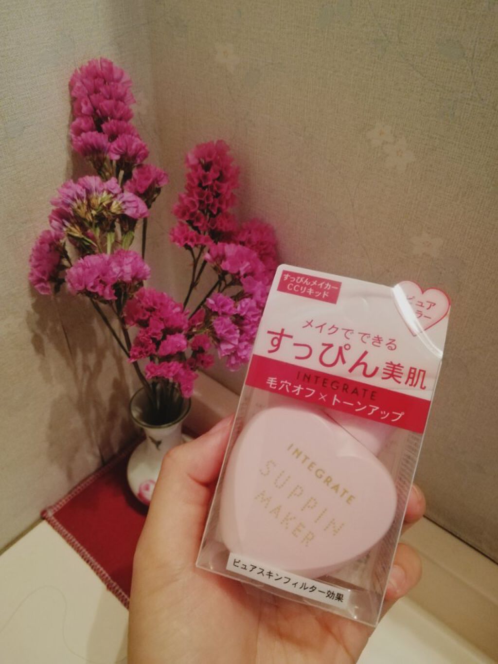 すっぴんメイカー　CCリキッド/インテグレート/CCクリームを使ったクチコミ（1枚目）