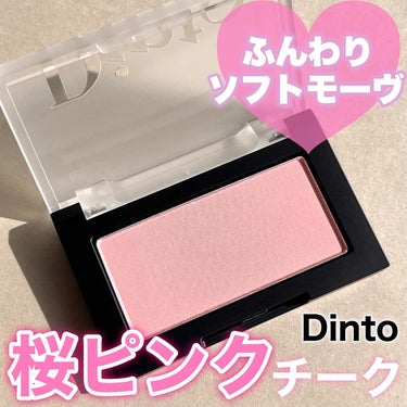 ブラーフィニシュブラッシャー/Dinto/パウダーチークを使ったクチコミ（1枚目）