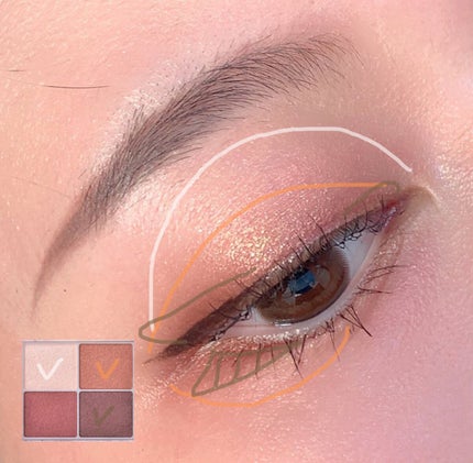 シルキースフレアイズ/キャンメイク/アイシャドウパレットを使ったクチコミ(2枚目)