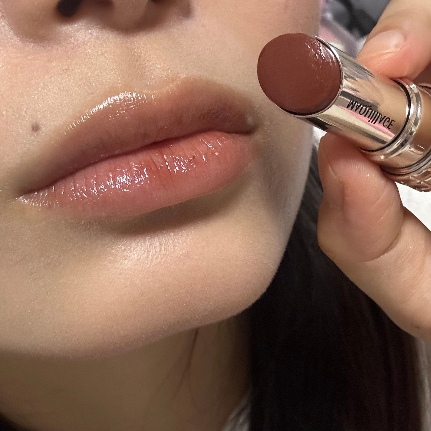 ドラマティックエッセンスルージュ/マキアージュ/口紅を使ったクチコミ(5枚目)