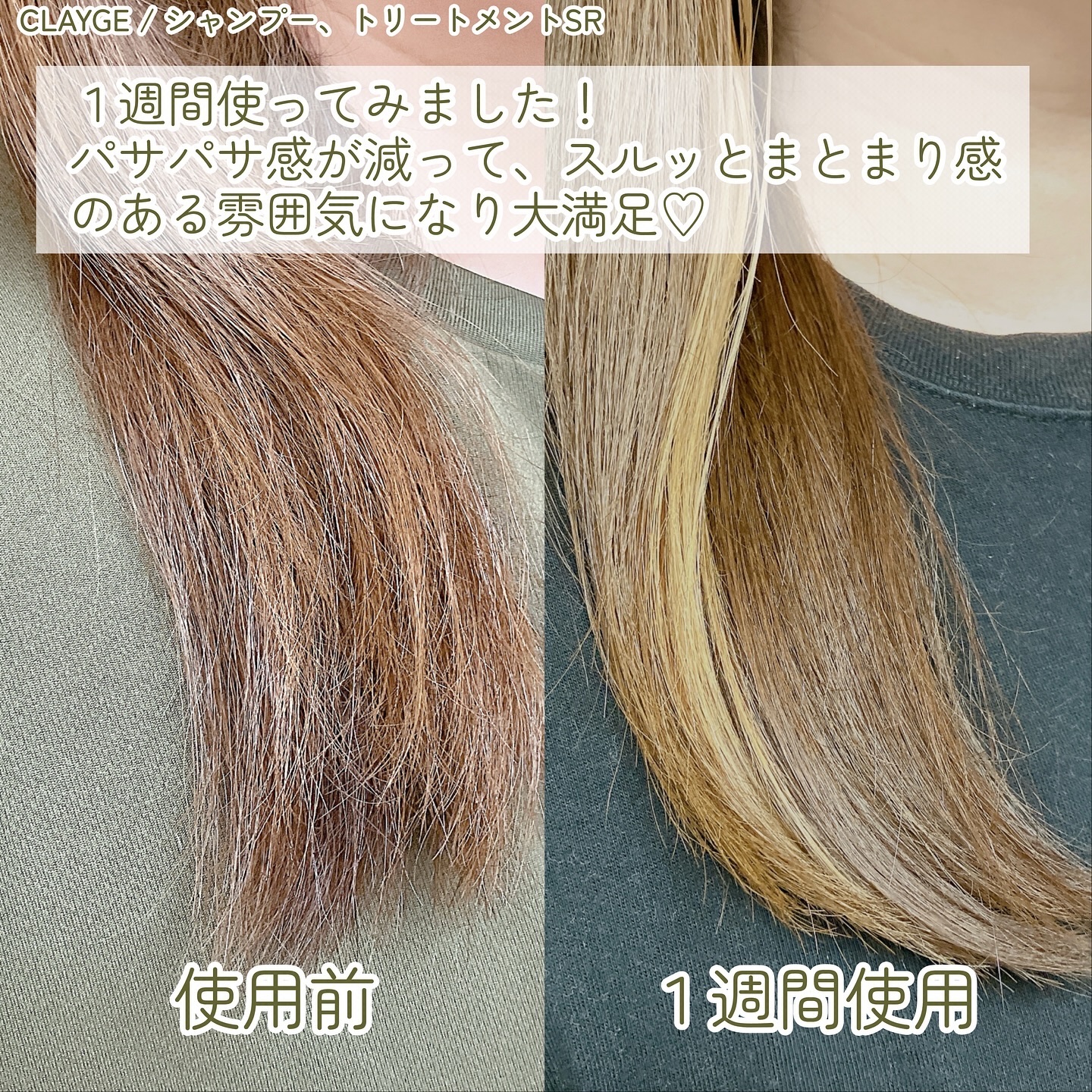 シャンプー/トリートメント SR/CLAYGE/市販シャンプーを使ったクチコミ（3枚目）