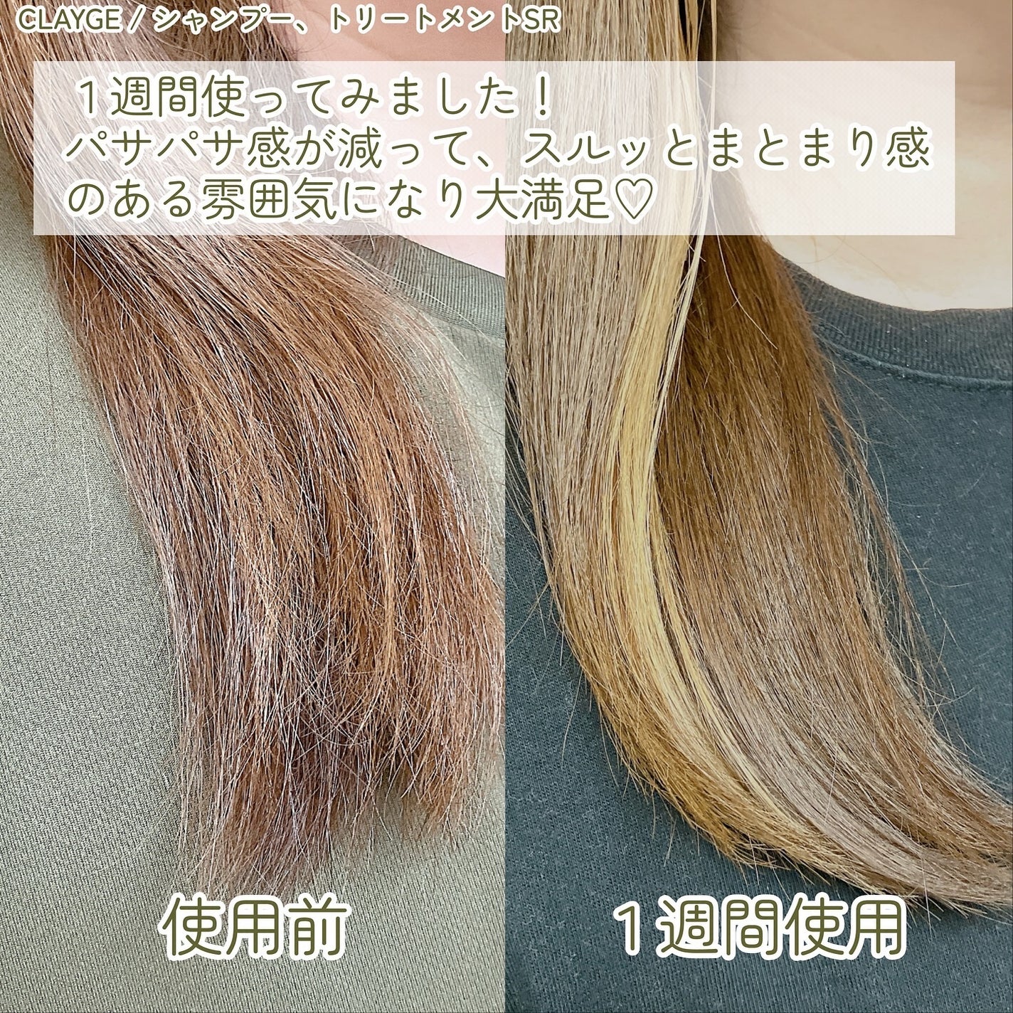 シャンプー/トリートメント SR/CLAYGE/市販シャンプーを使ったクチコミ(3枚目)