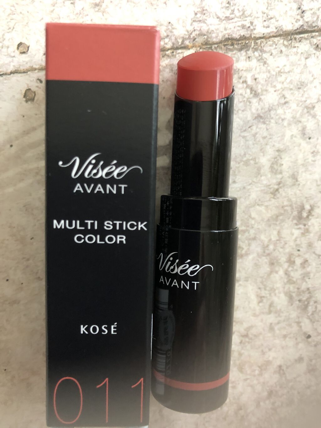 ヴィセ アヴァン マルチスティックカラー 011 SCARLET/Visée/口紅を使ったクチコミ（3枚目）