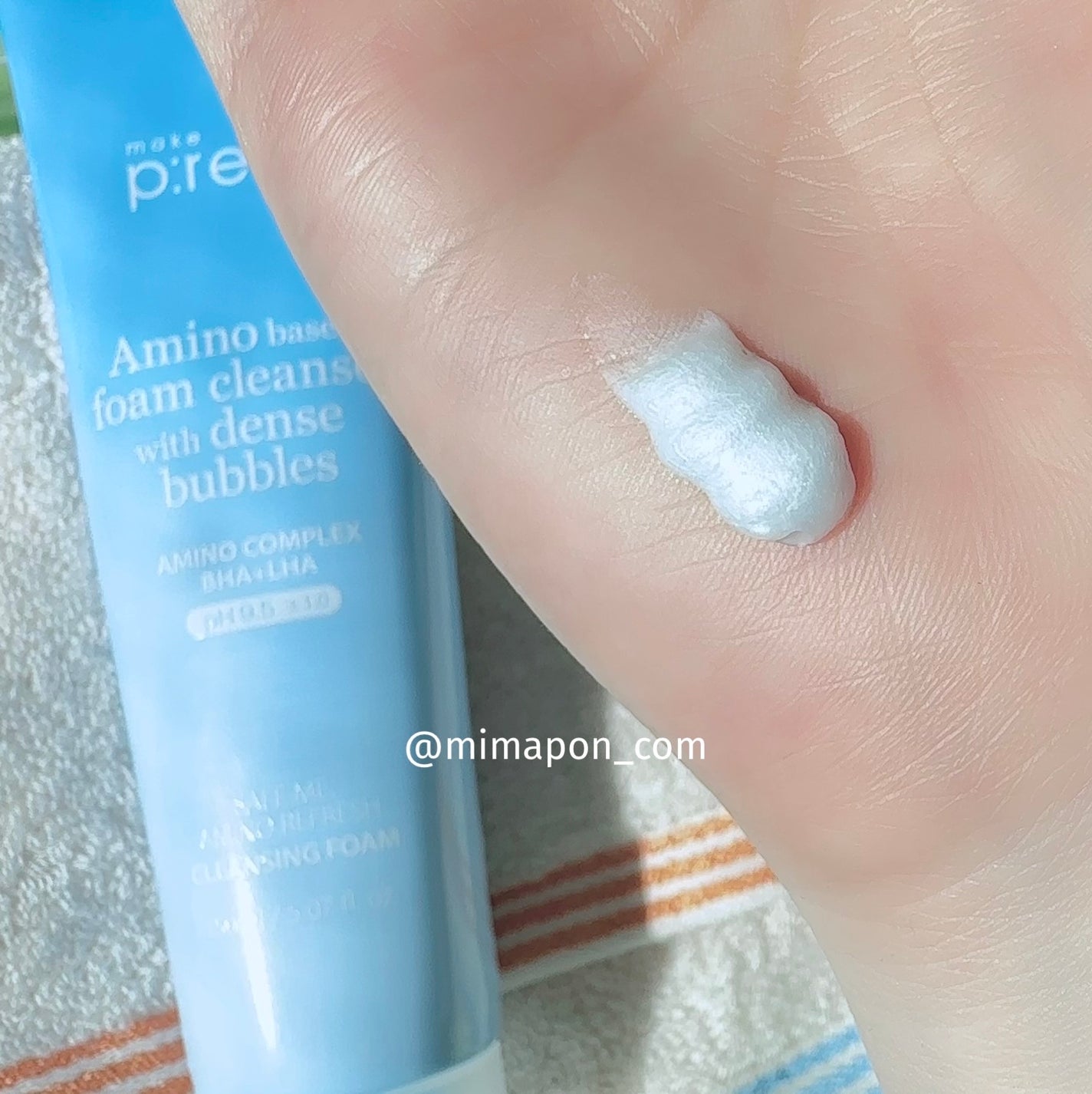 アミノリフレッシュクレンジングフォーム/make prem/クレンジングクリームを使ったクチコミ(3枚目)