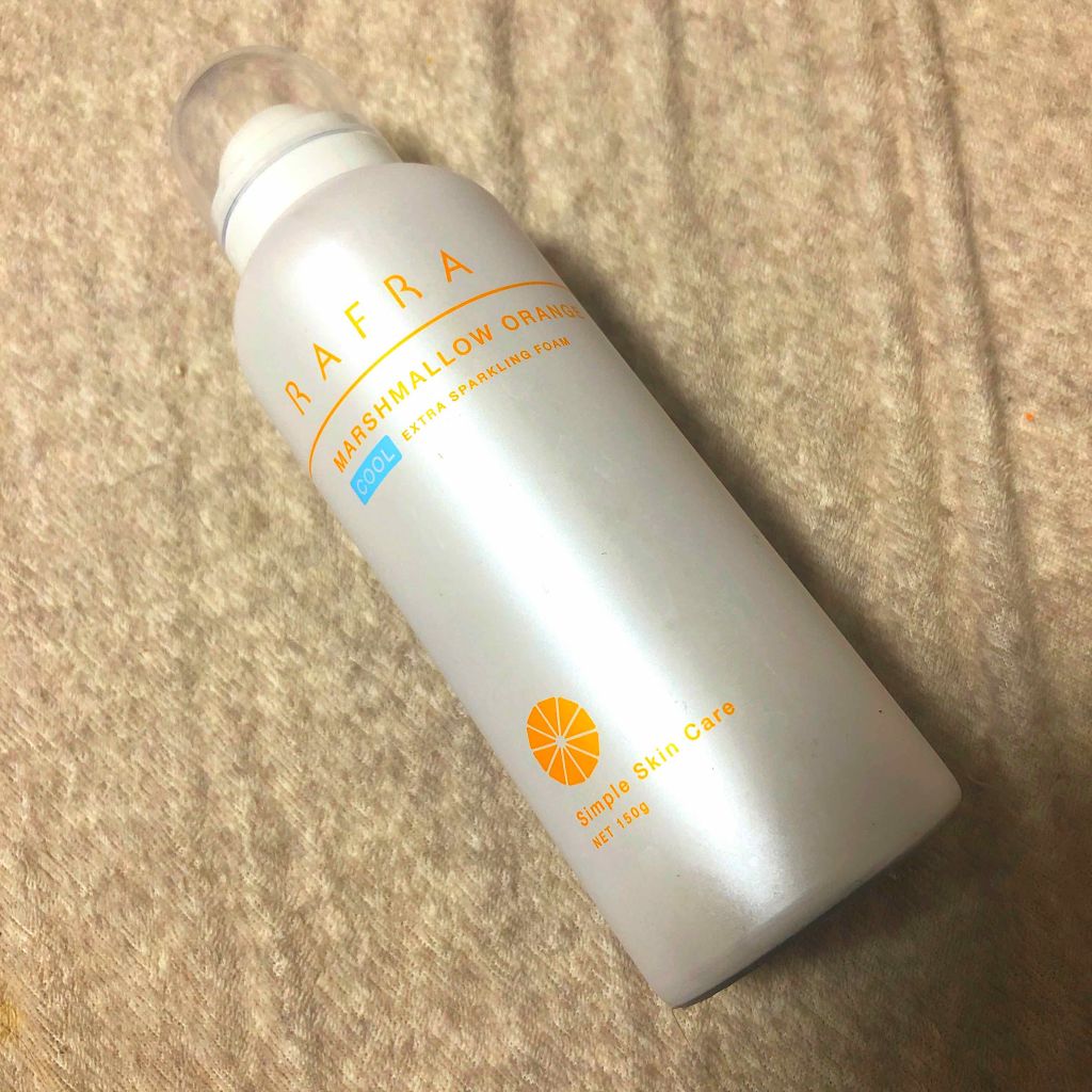 RAFRA マシュマロオレンジクールのクチコミ「RAFRA マシュマロオレンジ クール

初めて泡状洗顔料を購入‼️
馬鹿にしてたけど、すごく.....」（1枚目）