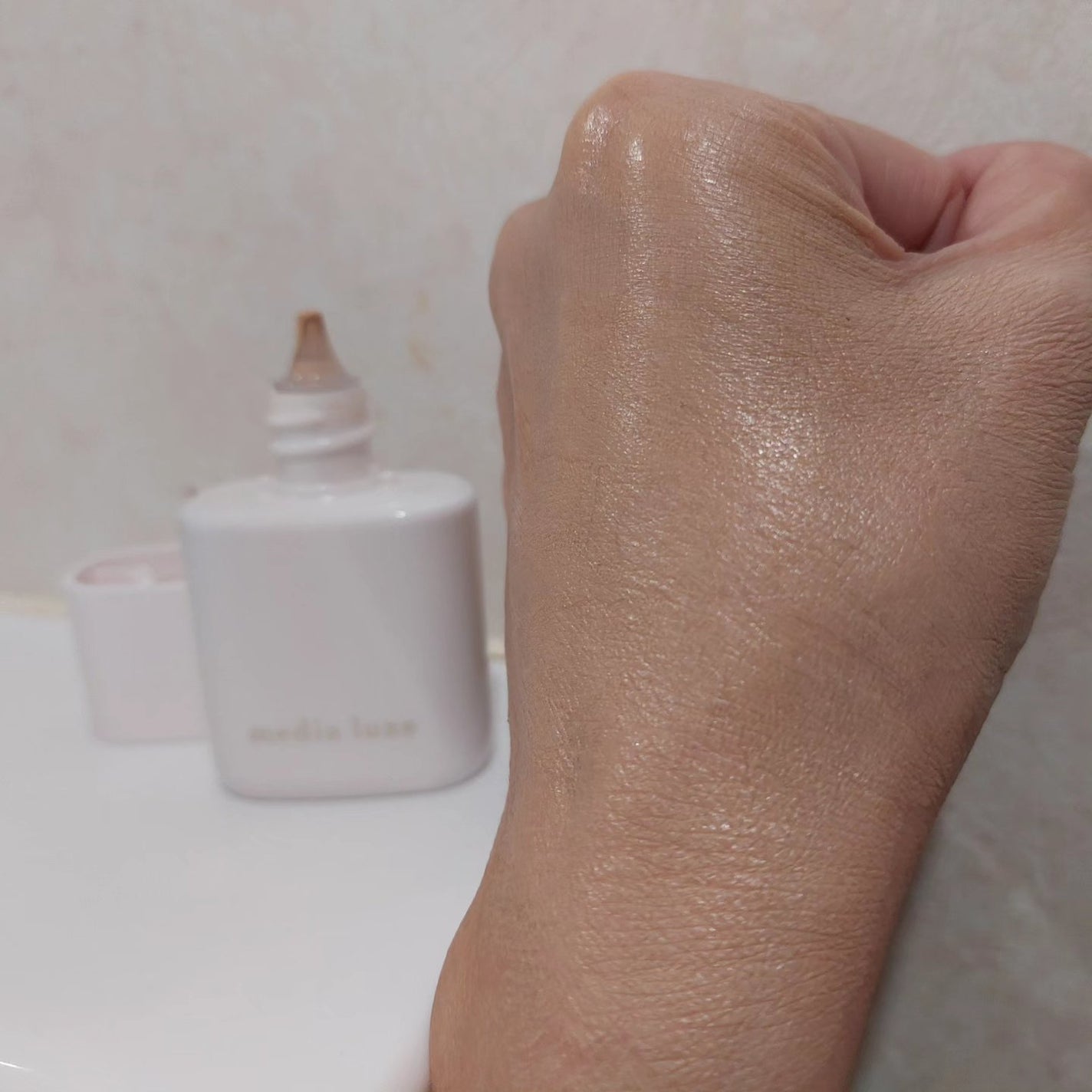 リキッドファンデーション/media luxe/リキッドファンデーションを使ったクチコミ(5枚目)