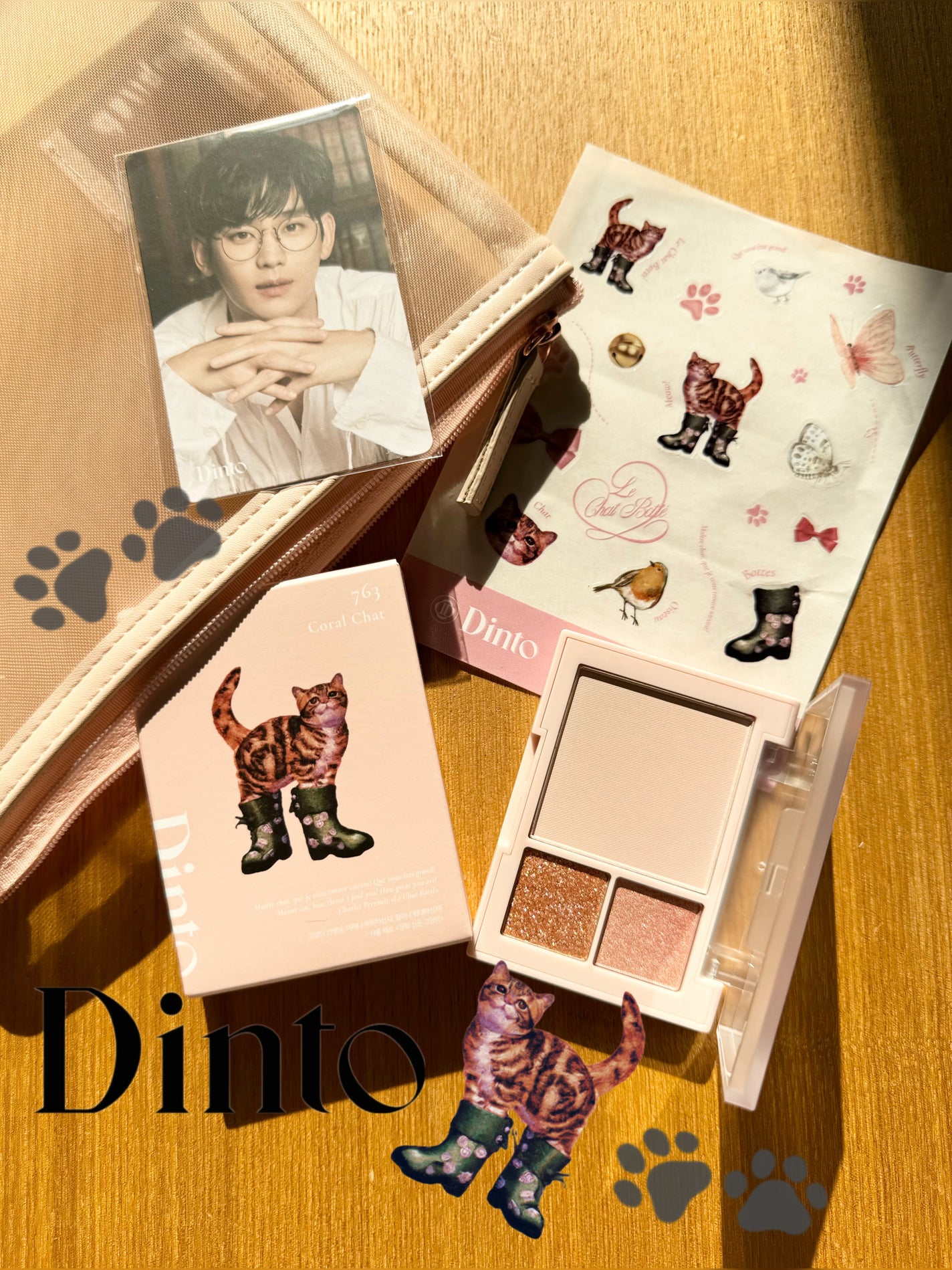 (ルシャブートコレクション)チーク&アイ マルチユーズ パレット/Dinto/パウダーチークを使ったクチコミ(1枚目)