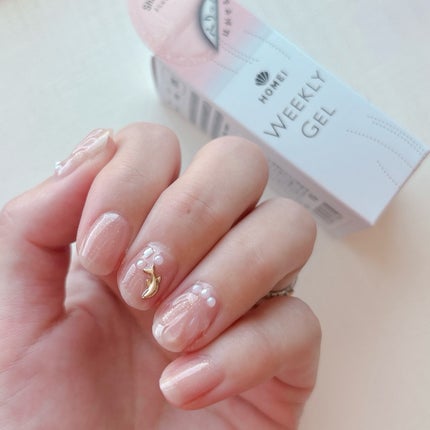 ウィークリージェル/HOMEI/ジェルネイルを使ったクチコミ(6枚目)